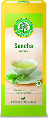 Thé vert sencha en sachets BIO (20 x 15 g) - LEBENSBAUM